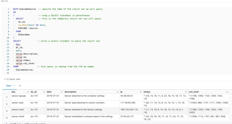 Databricks: Common Table Expressions | Arturo Gutiérrez Loza Blog
